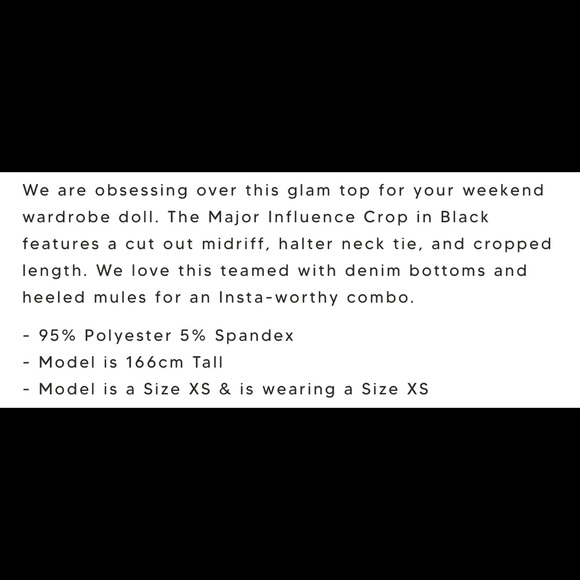 Major Influence Crop 🖤 - Picture 5 of 5